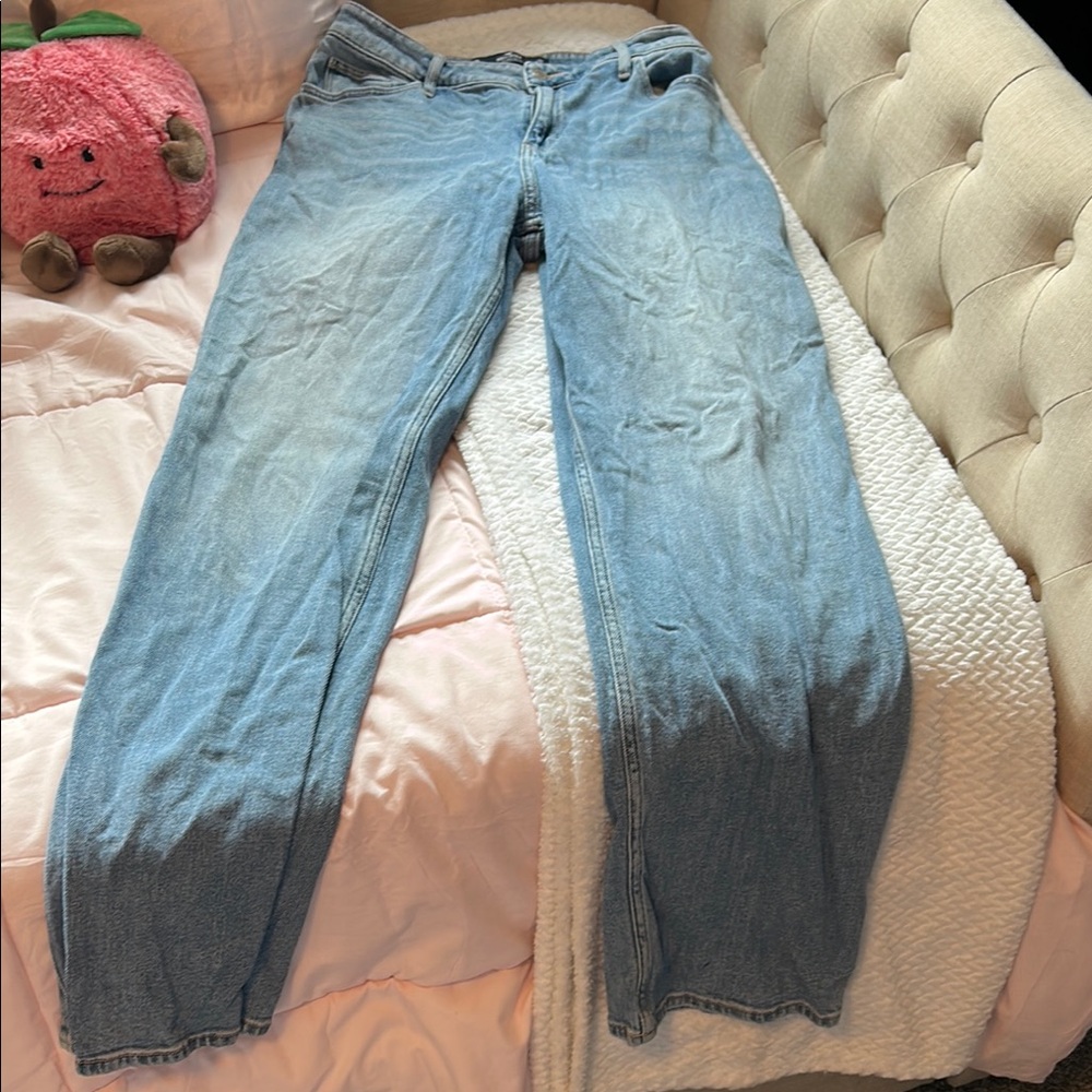 Hollister Blue Straight Leg Jeans Classic Denim
